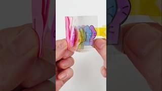 무지개 미니냥냥 떡메북 만들기! Rainbow Cat  Mini Memo Pad #shorts #diy