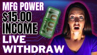 MFG POWER $15,00 DUAL-FUEL STRATEGY | LIVE WITHDRAW