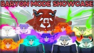 ALL TAILED BEASTS BARYON MODE SHOWCASE! *WHICH ONE IS THE BEST?!* | Shindo Life!