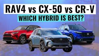 2025 Mazda CX-50 Hybrid VS Toyota RAV4 Hybrid VS Honda CR-V Hybrid || Which Hybrid Is Best?