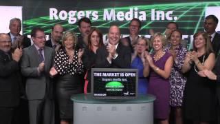 Rogers Media Inc. opens Toronto Stock Exchange, September 6, 2013.