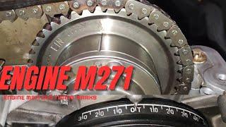 m271 engine timing marks . mercedes timing marks .engine M271 Evo. #271#mercedes#evo benz