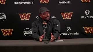 DC Joe Whitt Jr. Speaks to the Media Before Practice | Washington Commanders