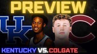 Kentucky vs. Colgate Game Preview and Predictions!