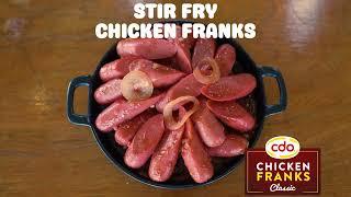 So yummy and juicy CDO Stir-fry Chicken Franks and Tornado Franks recipes from Panlasang Pinoy