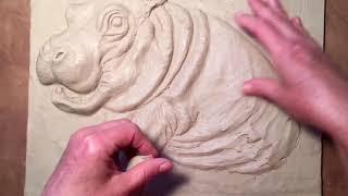 Sculpting a Baby Hippopotamus | FIONA | Artist Sondra Alexander