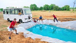 Driving Our Bus Underwater| बस को पानी में कभी मत डुबाना 