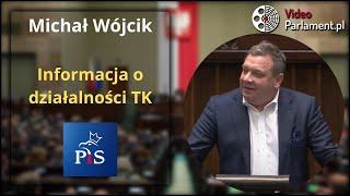 Michał Wójcik - Informacja o działalności TK