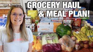 GROCERY HAUL ON A BUDGET! | & LARGE FAMILY MEAL PLAN