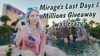 Mirage Las Vegas Closing Days & Money Giveaway Madness! My Stay on the LAST Weekend