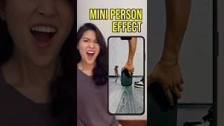 Master the viral Mini Person Effect with our quick and easy tutorial! #inshot #reelstrending