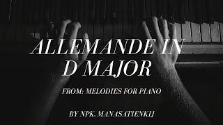 Allemande in D major (1) (original composition)