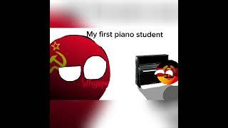 My first piano student 