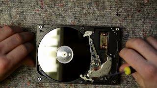 Desktop 3.5" hard disk disassembly, take apart, teardown tutorial