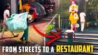 Two Kids’ First Restaurant Experience!! Helping Poor Peoples In India || Mission A Help