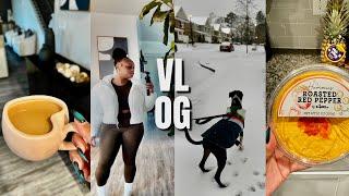 VLOG | Atlanta Snow Day, Target VDay Finds, Walmart Home Decor, Healthy Snacks, New Egg Bite Recipe.