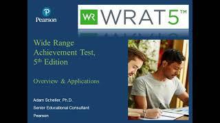 WRAT-5: Overview and Applications (Full webinar link in the description)