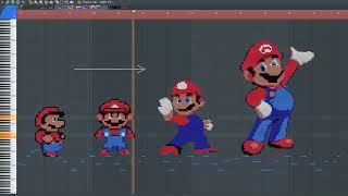 Evolution of Mario Sounds Like - MIDI Art