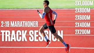 2:19 Marathoner: Inside my Track Sesh