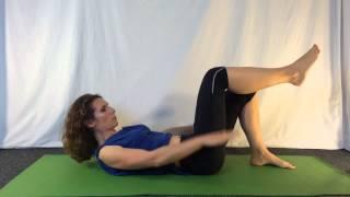 Pilates Hundred Exercise Modified for Moms Building a Strong Deep Core