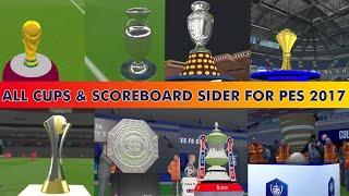 NEW CUPS AND SCOREBOARD SIDER FOR PES 2017