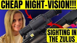 Night Vision Optic is NOW Affordable!!! [This Is A Gamechanger] - ARKEN ZULUS Sighting In