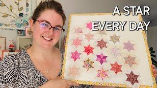 NEW HAND PIECING PROJECT - A Star a Day