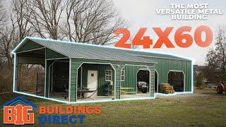 The Most Versatile Metal Building "Doug's 24x60"