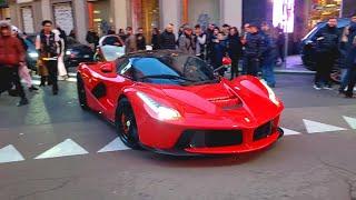 LaFerrari acceleration and sound in the streets of Milan!