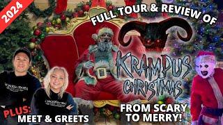 Woods Of Terror's Krampus Christmas 2024: FULL House POV's, Merry Monsters, Drinks & More!