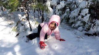 Snow playtime at Mt. Lemmon #MtLemmon #sleddingfun #snowfun