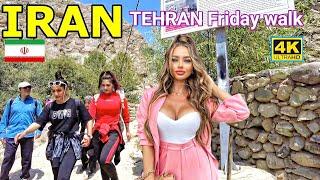 IRAN 2023  | Walking on Friday in Tehran | walking tour | 4K HDR 60fps