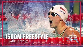 Katie Ledecky Owns The Top 15 Times In Women's 1500M Freestyle | Phillips 66 National Championships