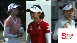 Lydia Ko, Rose Zhang, Jenny Shin 2024 CPKC Canadian Open Final Round Hot Highlights