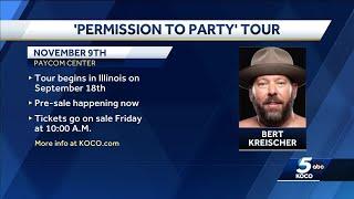 Comedian Bert Kreischer announces new tour with plans to stop in Oklahoma City