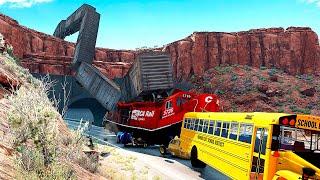 RUNAWAY TRAIN | Epic Train Crashes - BeamNG.Drive