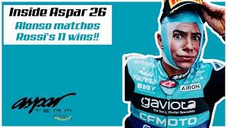 Inside Aspar - Alonso matches Rossi's 11 wins