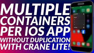 Crane Lite: Get multiple data containers per app without duplicating the app | Full Guide