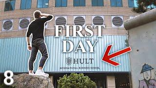 MY FIRST DAY AT HULT | A German Guy In America #8