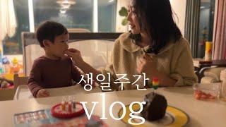 생일 주간 일상 브이로그 | 16개월 아기와 임산부 | 모남희 | 자유부인 | 크리스마스트리