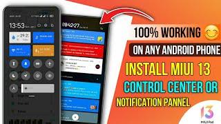 install miui 13 control center | miui 13 control center download | miui 13 pro notification pannel