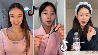 Makeup Tutorial Tiktok Compilation - GRWM  ( Get Ready With Me ) ️(Skincare, Makeup, Outfits) 1459