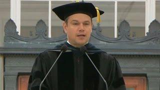 Matt Damon's full commencement address at MIT