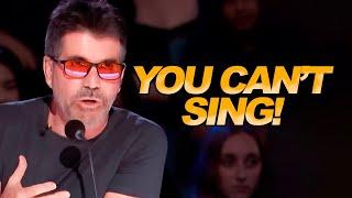 Simon Cowell Stops Singing Audition