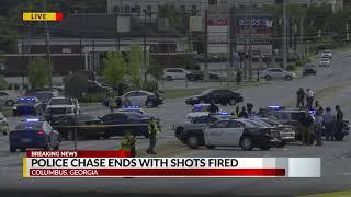 WRBL: Heavy police presence on Macon Road following police chase on I-185