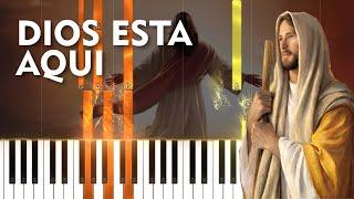 DIOS ESTA AQUI - Fácil - Piano Tutorial | Notas Musicales COVER