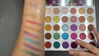 ColourPop Play it Jewel Palette Swatches