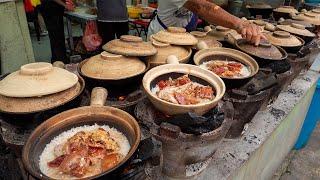 50년동안 인기많은 말레이시아의 가장 유명한 클레이팟 치킨 라이스 / Popular Malaysian Claypot Chicken Rice-Malaysian street food