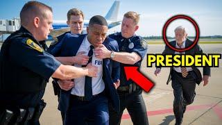 Police Brutally Beat Black Man Without Knowing He Is With The President