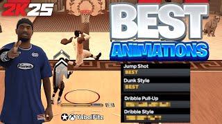 BEST NBA 2K25 SWING (6'5 - 6'9) ANIMATIONS (BEST JUMPSHOTS, LAYUP + DUNK PACKAGES & DRIBBLE MOVES)